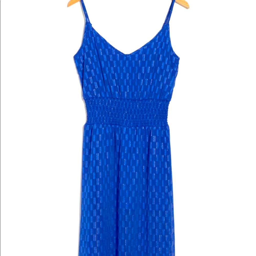NWT NSR Sofia smocked waist midi